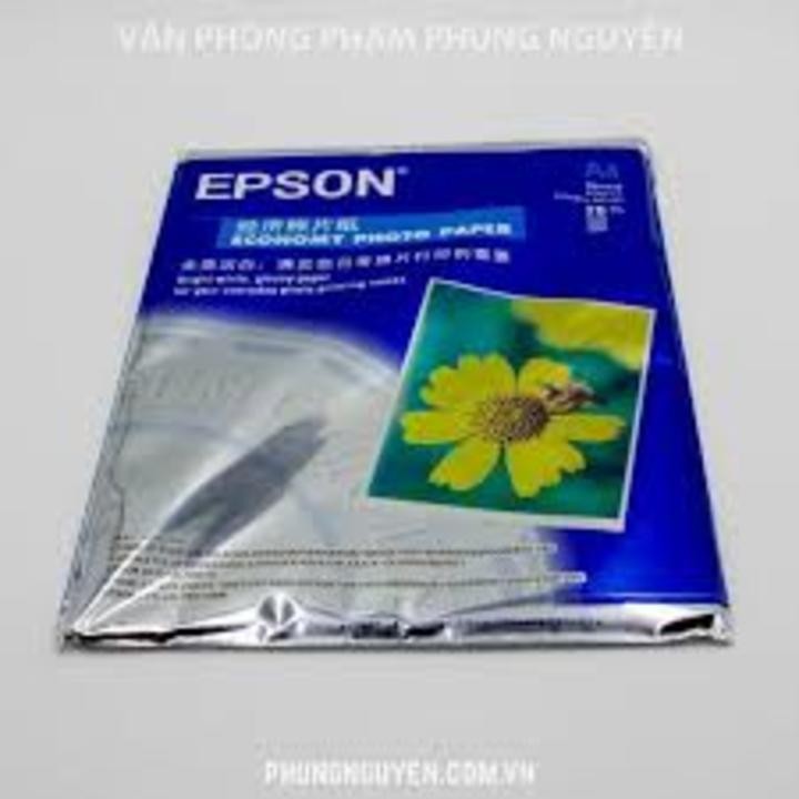 Giấy in ảnh EPSON A4 230 Gsm 2 mặt bóng