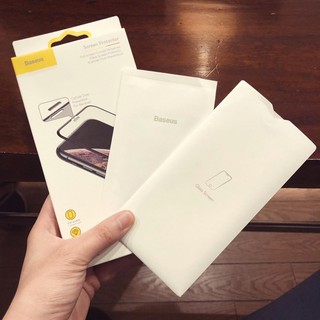 Kính Full Màn Hình Baseus chống bụi, chống nước vào màng loa cho iPhone 6 -> XsM