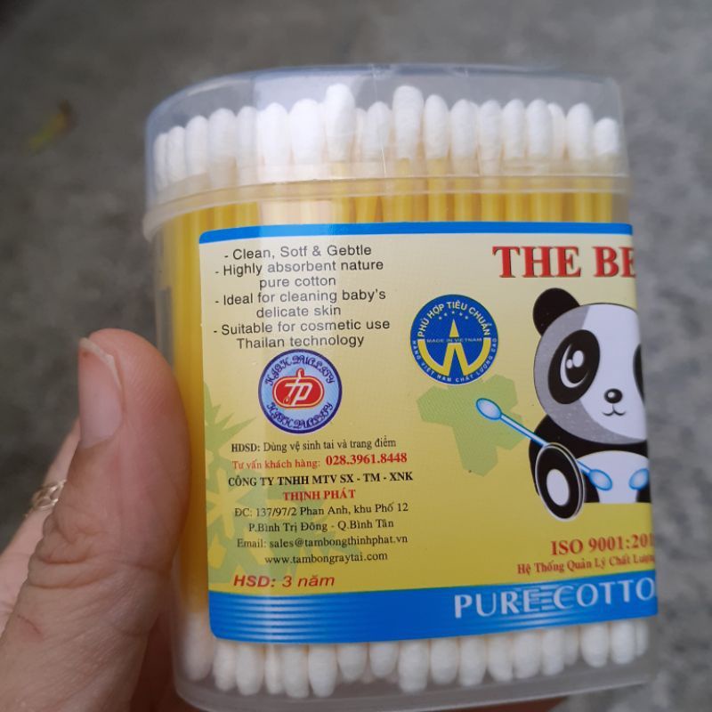 Hộp 240 Bông Tăm Trẻ Em Trẻ Sơ Sinh The Bear