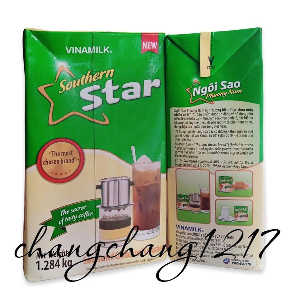 Sữa Đặc Ngôi Sao Phương Nam Hộp Giấy Hộp 1kg2