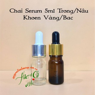 Chai Serum Nâu Rỗng (Nhiều Mẫu)