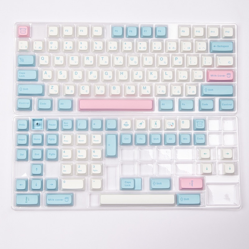 Nắp sữa keycap XDA Profile PBT Dye thăng hoa bàn phím cơ bộ keycap 127 phím