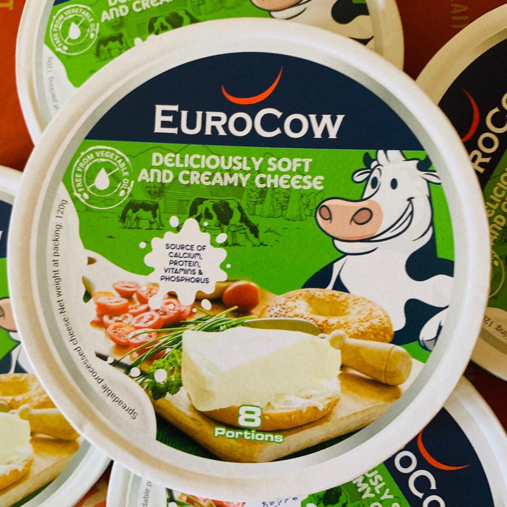 Phô mai EUROCOW Pháp 8 miếng