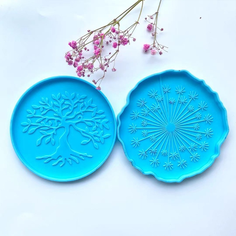 Khuôn Silicone Làm Đế Lót Ly Hình Hoa Bồ Công Anh