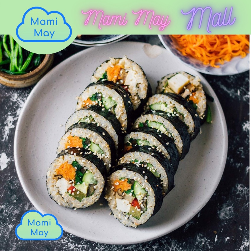 [NHẬP KHẨU] Rong biển cuộn kimbap ( kim bắp), lá kim cuốn sushi và cơm loại 01 Hàn Quốc Daesang 10 lá + Mành tre Artecle