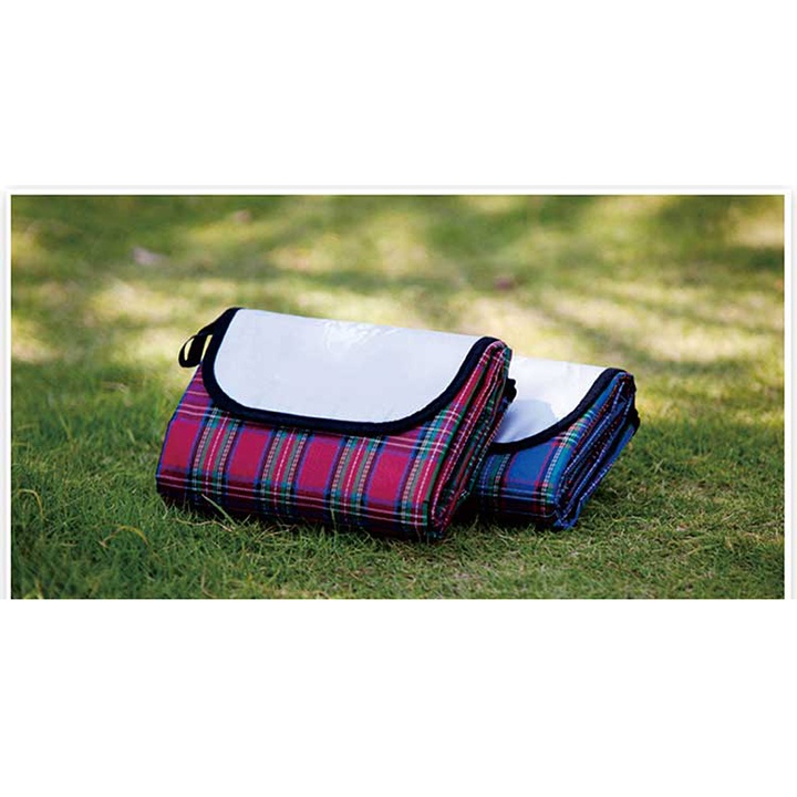 Thảm trải picnic du dịch phụ kiện dã ngoại bạt cắm trại Sumio_offical bạt mẫu kẻ caro 2 lớp tấm trải gấp gọn đi phượt