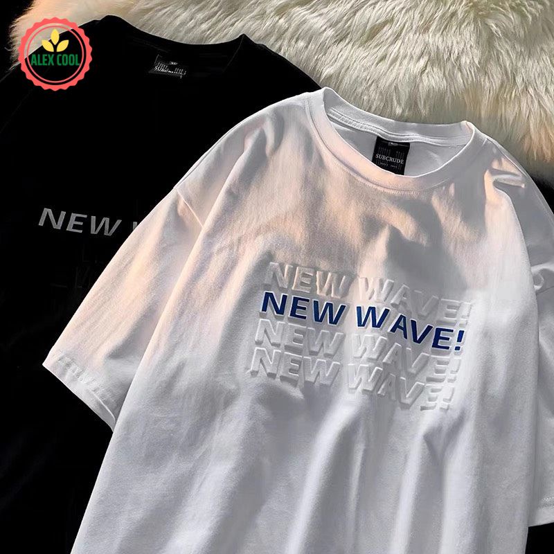 Áo thun nam nữ áo phông nam tay lỡ cổ tròn chất cotton co giãn 4 chiều hình SP-08 ALEX - COOL