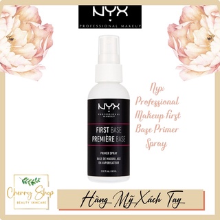 [Hàng USA] Kem Lót Dạng Xịt Phun Sương NYX First Base Primer Spray (60ml)