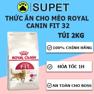 Thức ăn hạt cho mèo Royal Canin 2kg cho mèo con và mèo lớn [chính hãng]