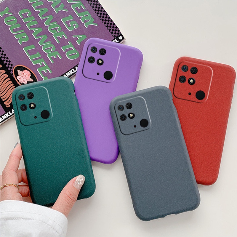 Ốp Điện Thoại Silicon Tpu Mềm Nhám Siêu Mỏng Chống Sốc Cho Xiaomi Redmi 10C 10A POCO X4 M4 Pro 4G 5G Redmi10 K50