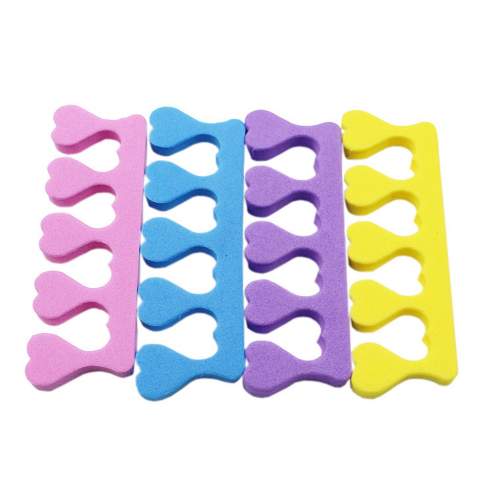 Set 10 / 20 Miếng Xốp Mềm Tách Ngón Chân Để Làm Móng Tại Nhà / Salon