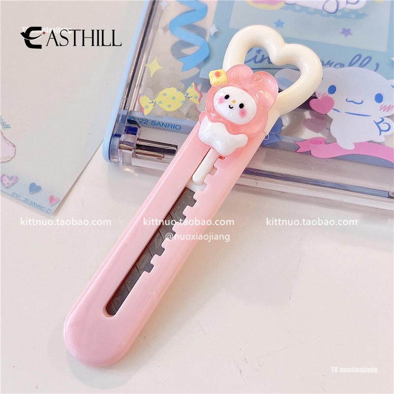 Dao Cắt Giấy Không Hộp Hình Hoạt Hình Sanrio Hellokitty My Melody Cinnamoroll Dễ Thương