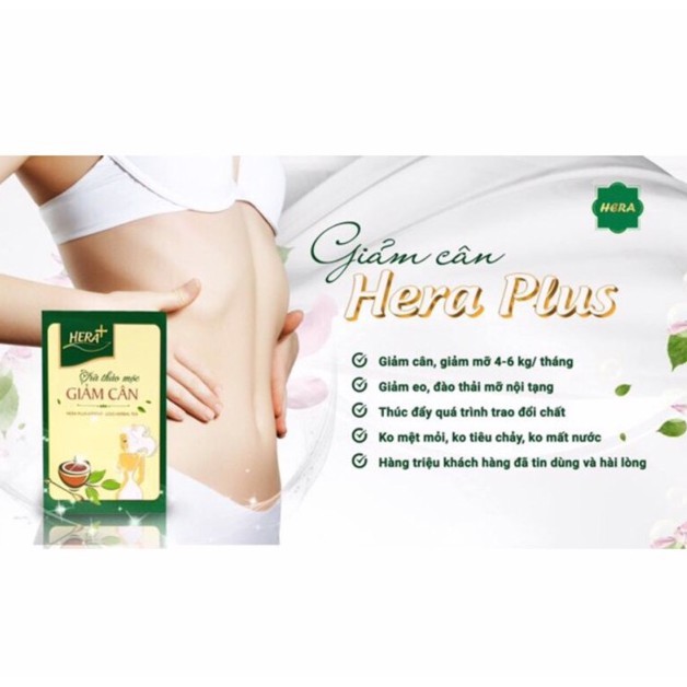 TRÀ GIẢM CÂN HERA PLUS - GIẢM CÂN CẤP TỐC - KHÔNG CÂN ĂN KIÊNG