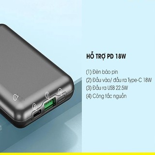 Sạc dự phòng Remax RPP-170 10000mAh