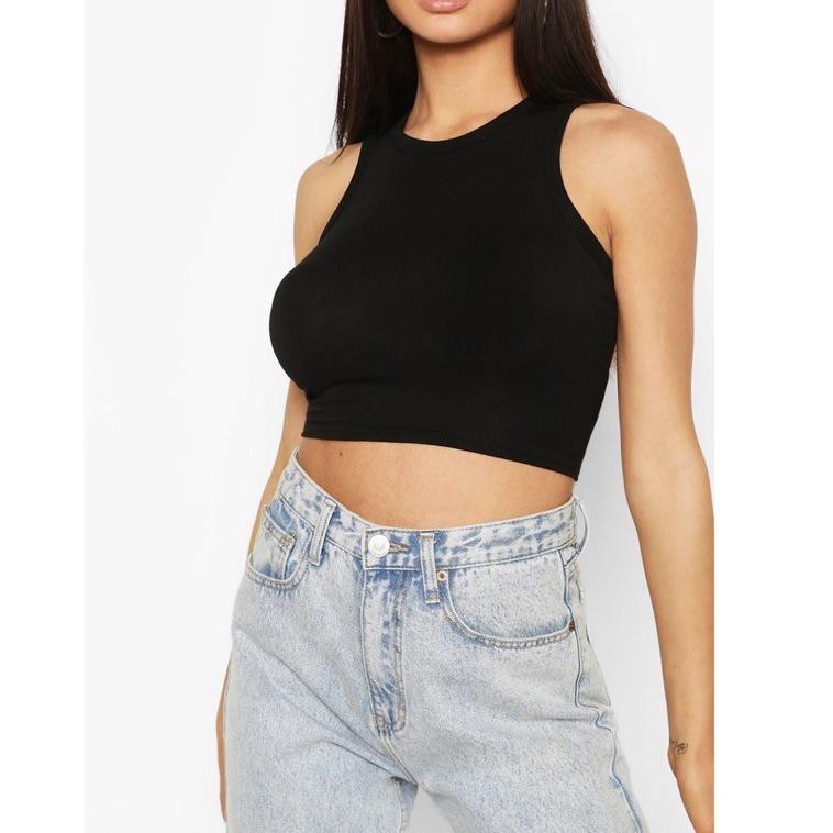 Áo Crop Top Vải Spandex Rayon 0 Ct-01