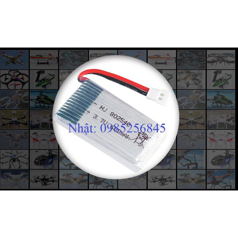 Pin 3.7v 600mah 25C dành cho máy bay điều khiển từ xa và các loại khác