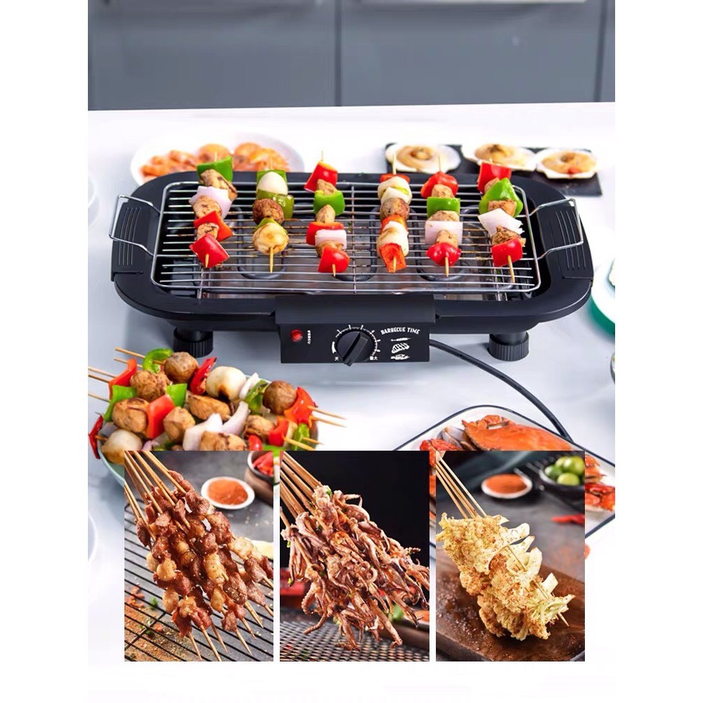 [Mã ELHADEV giảm 4% đơn 300K] Bếp Nướng Điện Không Khói 2000W BBQ Grill, ăn ngon mà không lo khói