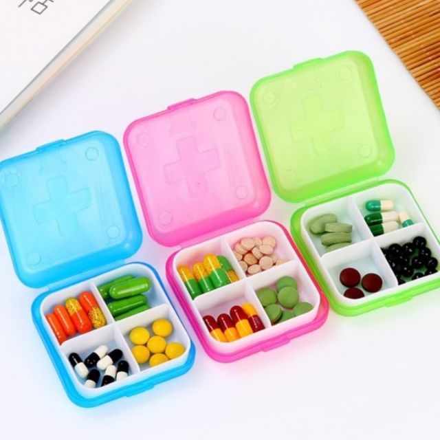 Hộp đựng thuốc chia ngăn tiện lợi