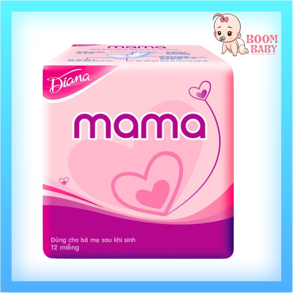 Bỉm sau sinh cho mẹ Diana Mama ( 12 miếng / gói )