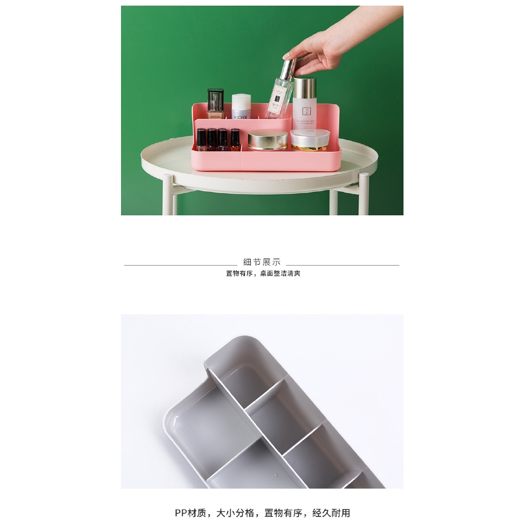Hộp nhựa chia ngăn đựng mỹ phẩm để bàn