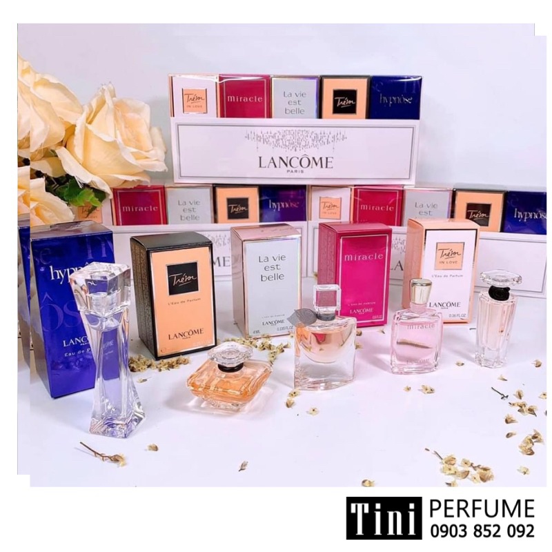 Set nước hoa Lancome 5 chai mini có hộp chính hãng giá sỉ