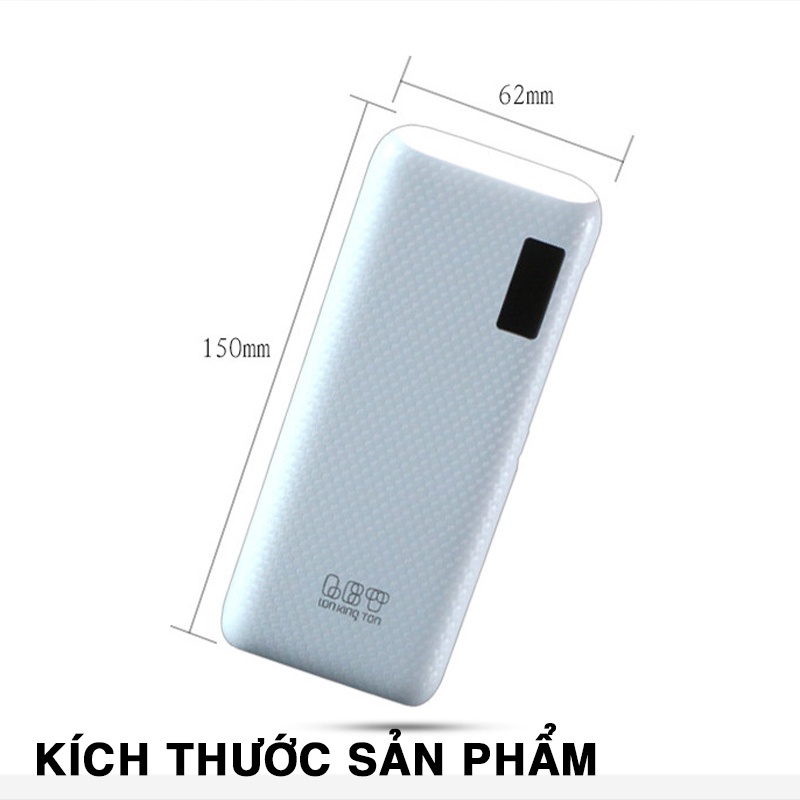 PIN SẠC DỰ PHÒNG CÁT THÁI L8 20000mAh, có đèn LED hiển thị lượng pin, ngoài ra hỗ trợ sạc nhanh