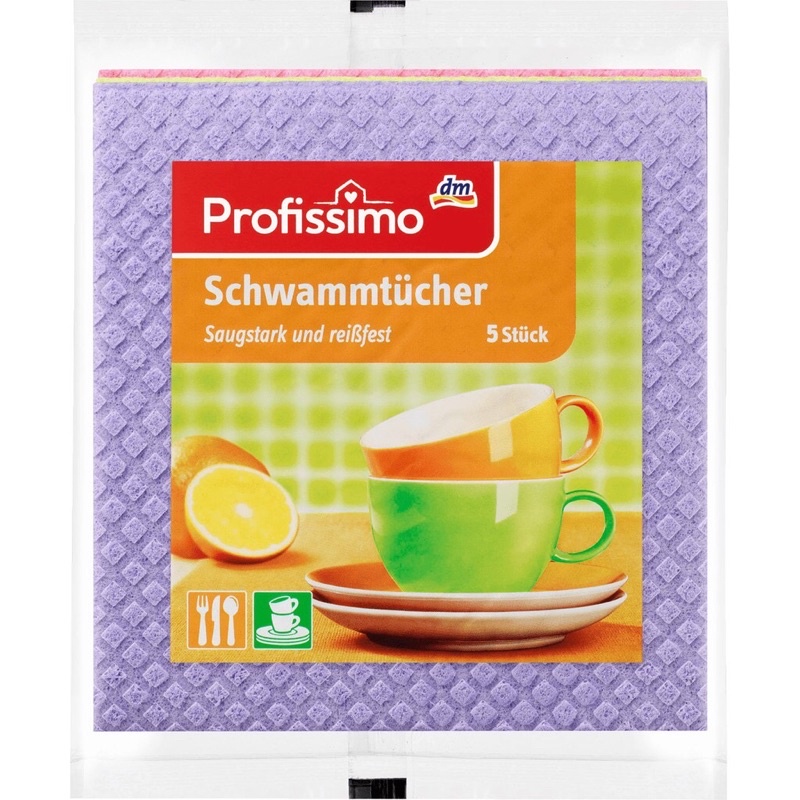 Khăn lau đa năng Profissimo Đức, gói 5 chiếc