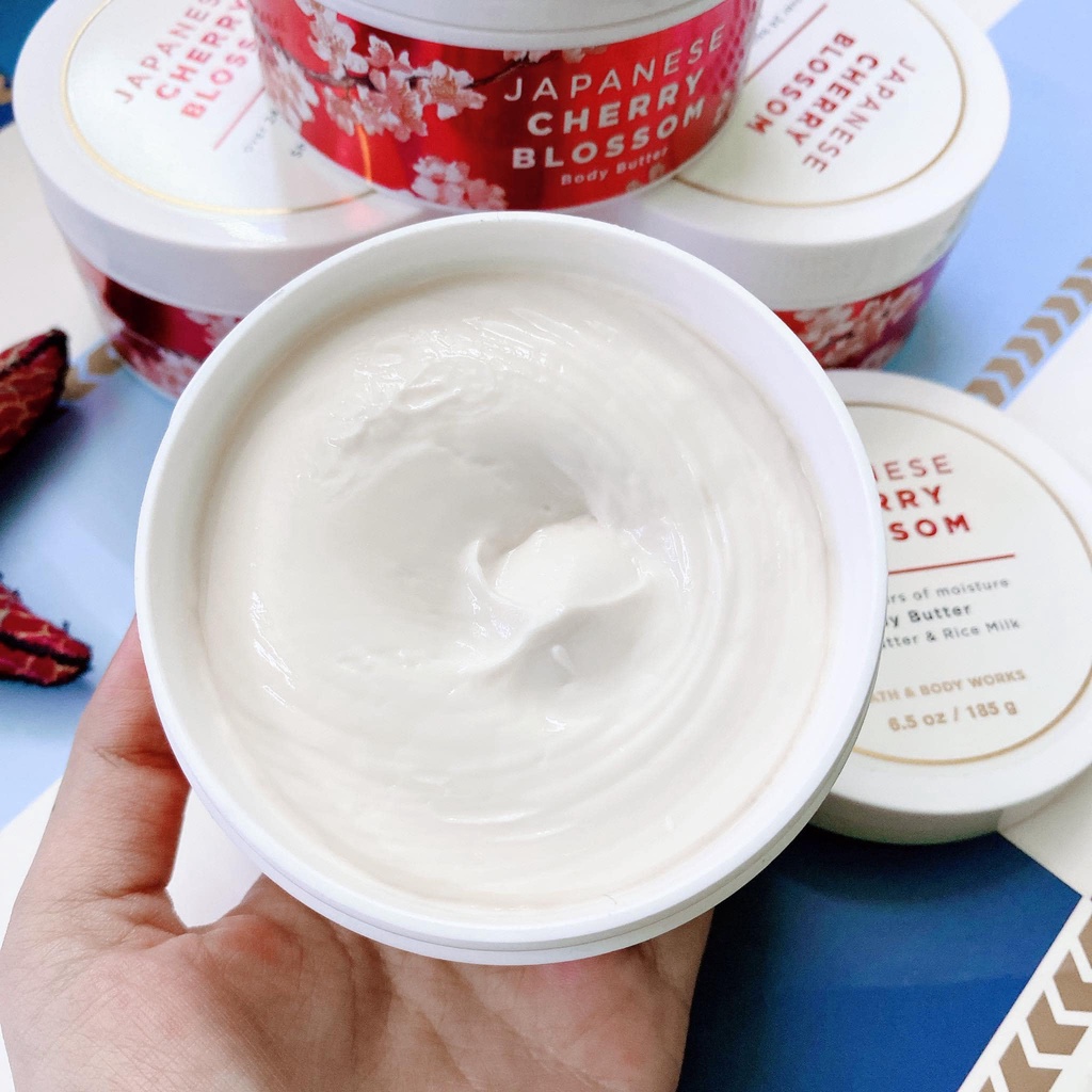BƠ DƯỠNG THỂ JAPANESE CHERRY BLOSSOM BODY BUTTER Bath&BodyWorks bill Mỹ