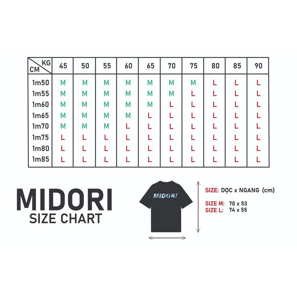 Áo thun unisex form rộng tay lỡ phông Nam Nữ Gradient Local Brand Chính Hãng Mi Midori