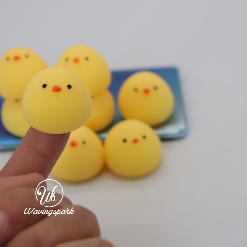 Đồ chơi squishy Giảm Stress Hình Gà Con Dễ Thương Cho Bé