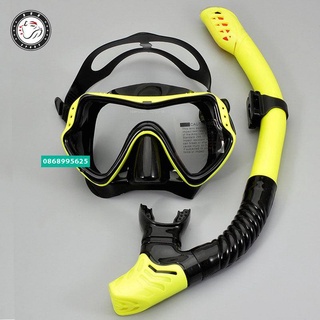 Kính lặn biển cùng ống thở chống sặc nước cao cấp - Bun Sport