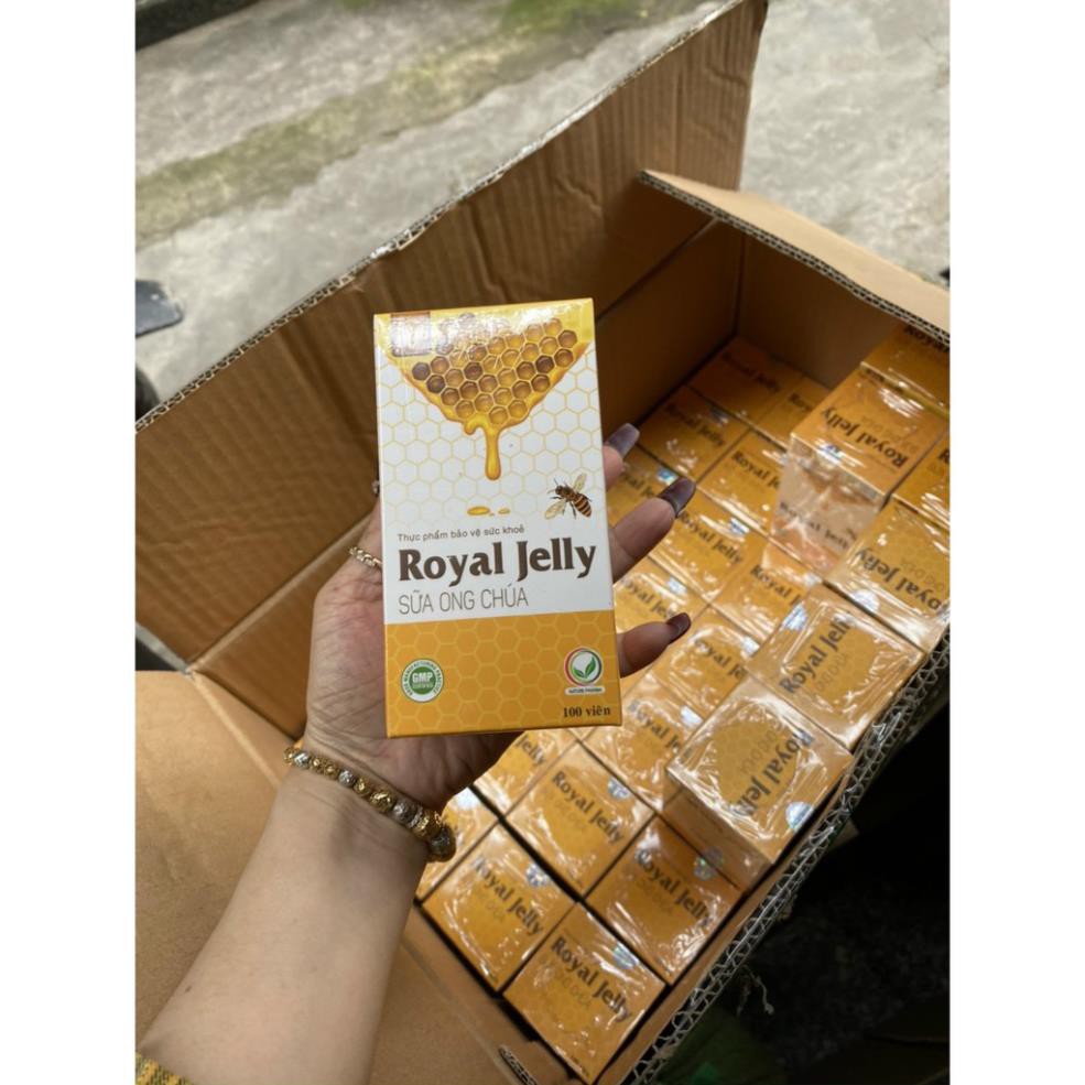 Viên Uống Sữa Ong Chúa Royal Jelly Schon (Sữa ong chúa 100 viên) [Uy Tín+Chính Hãng+Date mới+Mã cào]