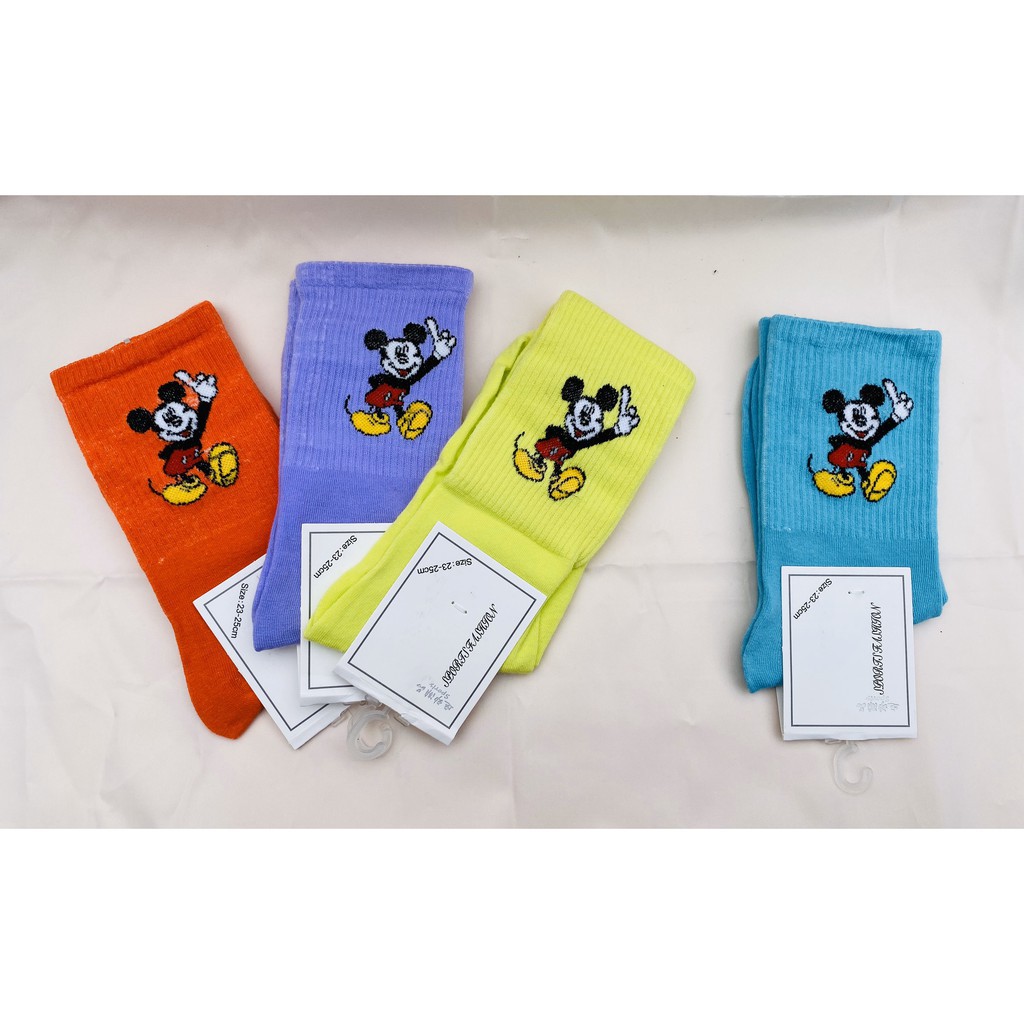 [FREESHIP] Tất Cổ Cao Ft Mickey Mount Cực Đẹp - Thời Trang Hàn Quốc