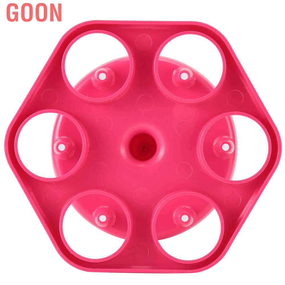 GOON Giá Treo 6 Chai Rượu Dạng Xoay Tiện Dụng