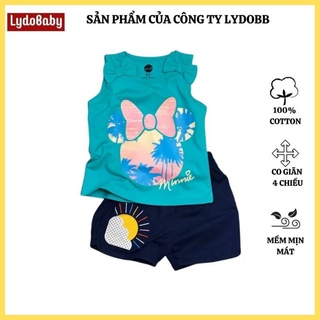 Bộ đồ quần áo trẻ em cotton mùa hè LYDO BB cho bé gái hình in chuột Minnie đáng yêu từ 3 đến 10 thumbnail