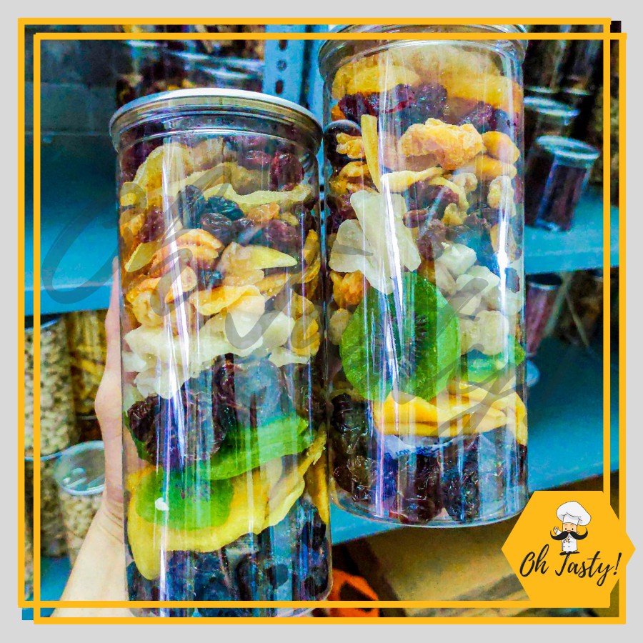600G Hũ Mix 10 Trái Cây Sấy Dẻo
