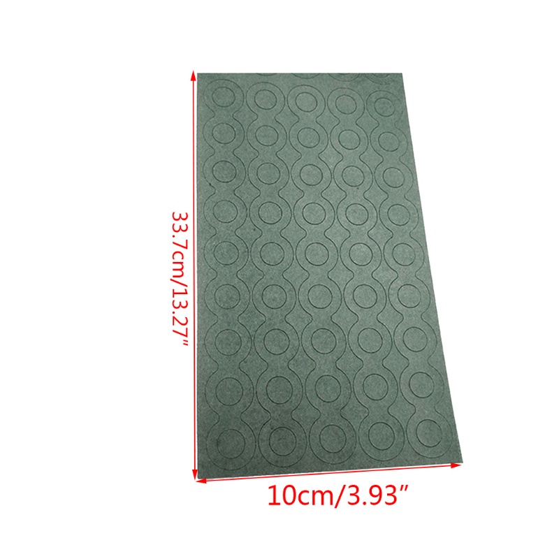 R* 10PCS 9x 18650 Li-ion Battery Insulation Gasket Barley Paper Battery Pack Cell Insulating Glue Patch Electrode Insulated Pads