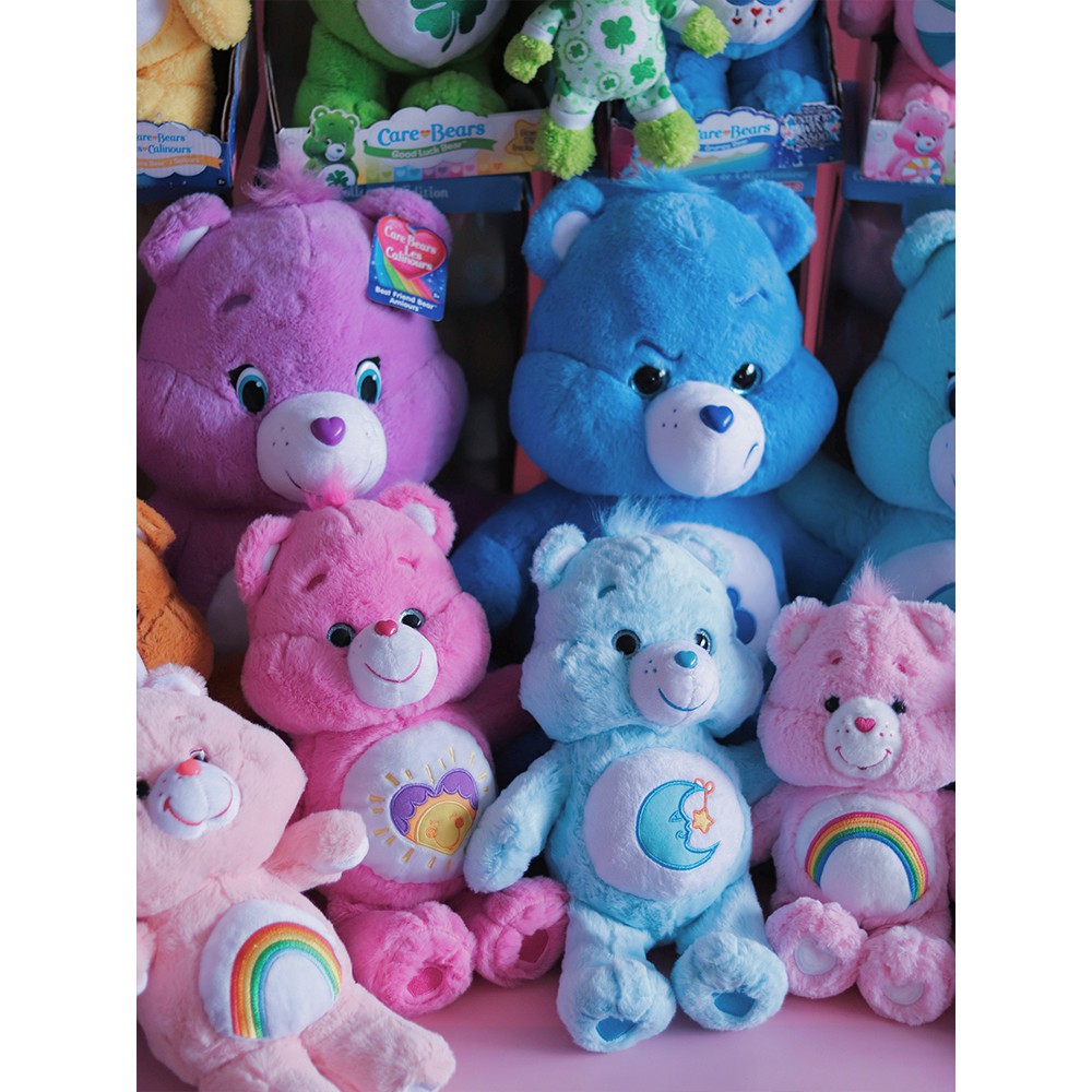 Care BearsCare Bear Gấu nhồi bông đáng yêu 30/50cm，Gấu Bông Rất dễ Thương