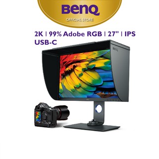 Màn hình máy tính benq sw270c 27 inch 27" 2k hdr qhd 2560x1440 ips adobe rgb, usb-c, srgb, 10 bit