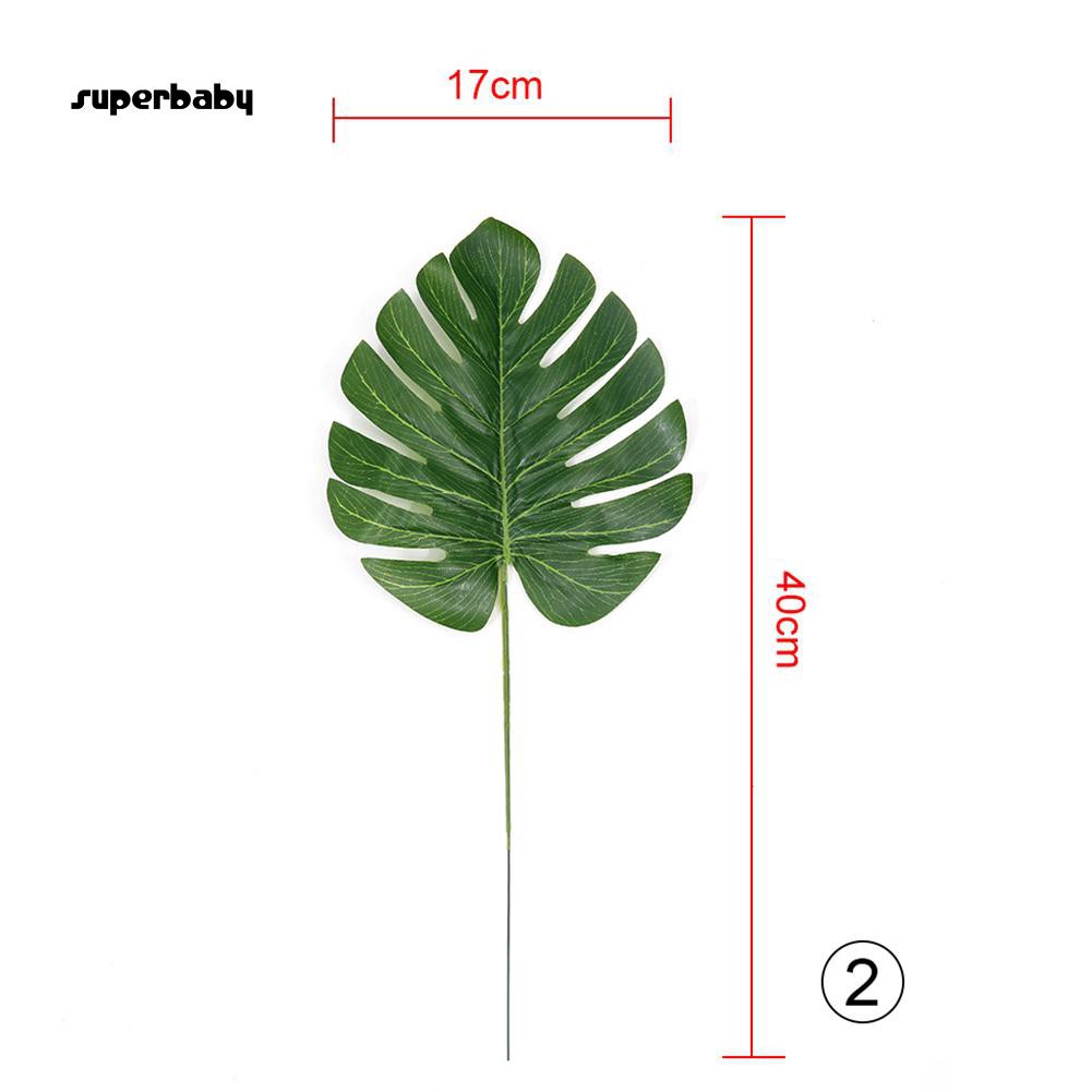 Lá Monstera giả bản to trang trí nội thất