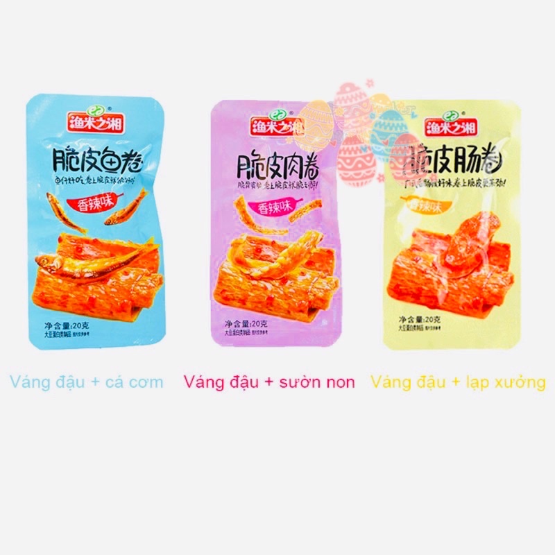 Đậu váng cuộn sườn