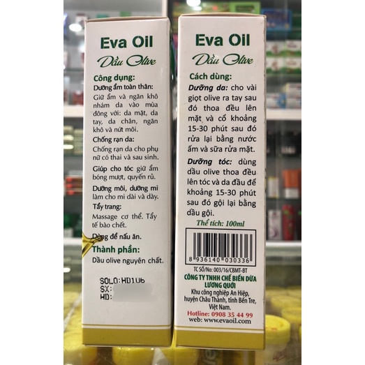 Dầu olive Eva Oil - 100ml