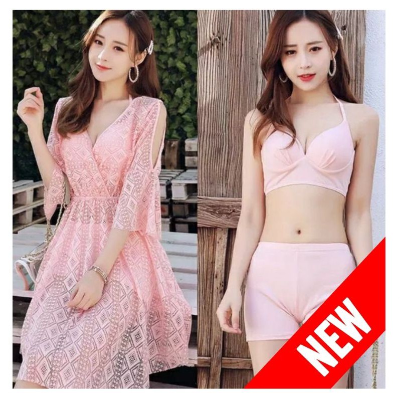 Bộ Bơi Đi Biển 3 Chi Tiết Siêu Sang Chảnh Hot 2021