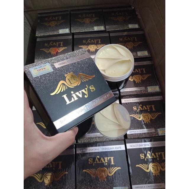 KEM DƯỠNG DA BODY LIVY ĐEN THÁI LAN SÁNG HỒNG TỰ NHIÊN