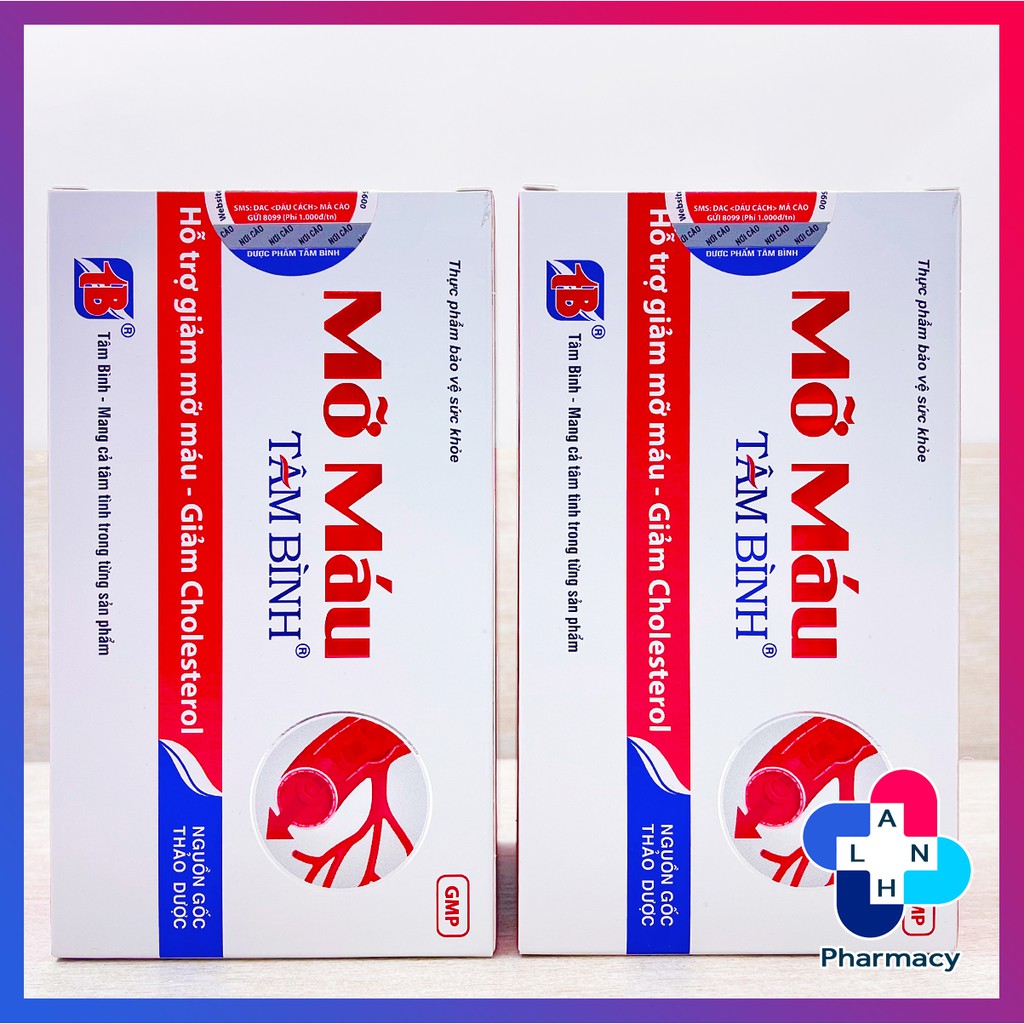 MỠ MÁU TÂM BÌNH - Hỗ trợ giảm mỡ máu, giảm cholesterol.