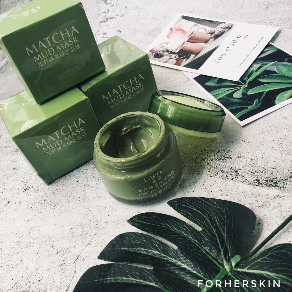 Mặt Nạ Dưỡng Ẩm Matcha Mud Mask Laikou (85g)