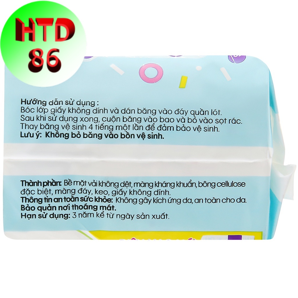 Lốc 8 gói Băng Vệ Sinh Kotex Kháng Khuẩn Dùng Hàng Ngày gói 8m dài 15cm
