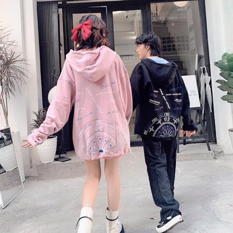 Áo jacket form rộng CINDER local brand (Jacket Trống Đồng), áo hoodie zip nam nữ unisex đẹp