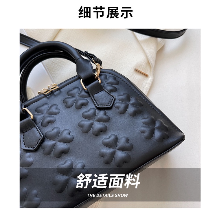 Túi Xách JASMIN NOIR Đeo Vai In Hoa Đơn Giản Cho Nữ