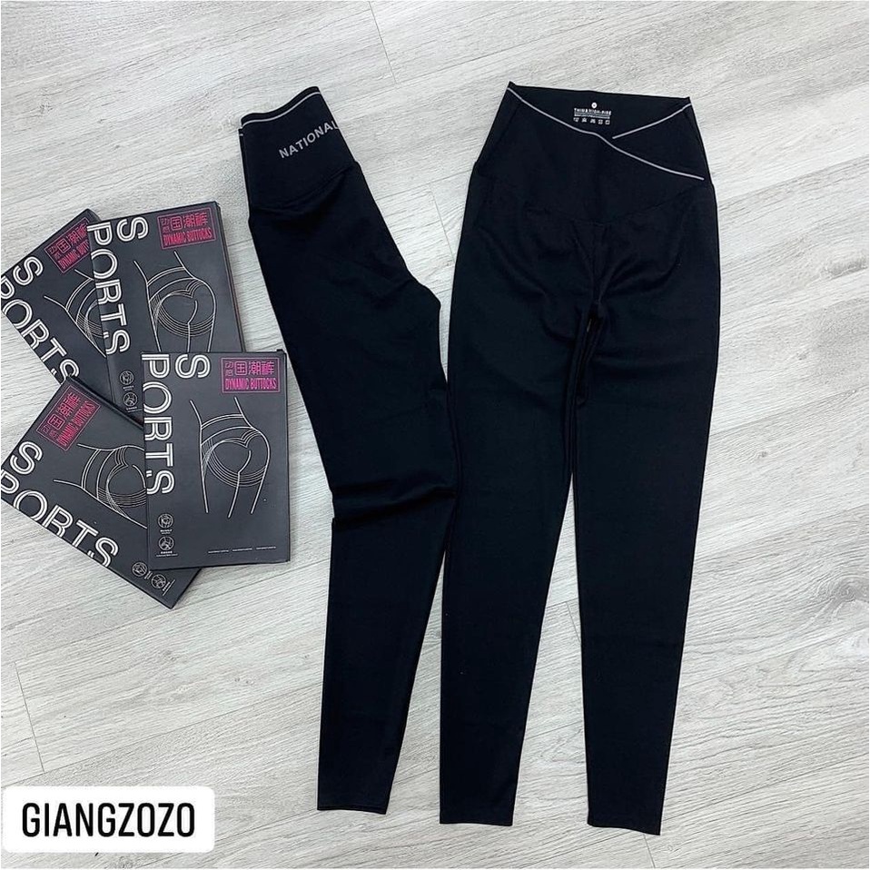 Quần legging nữ cạp chéo lưng cao gen bụng tôn dáng phái đẹp M2